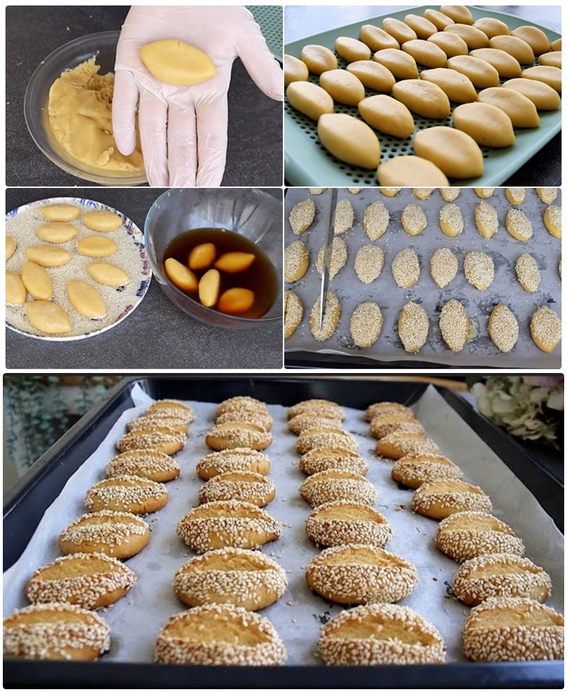 Ağızda Dağılan Susamlı Tuzlu Kurabiye Tarifi