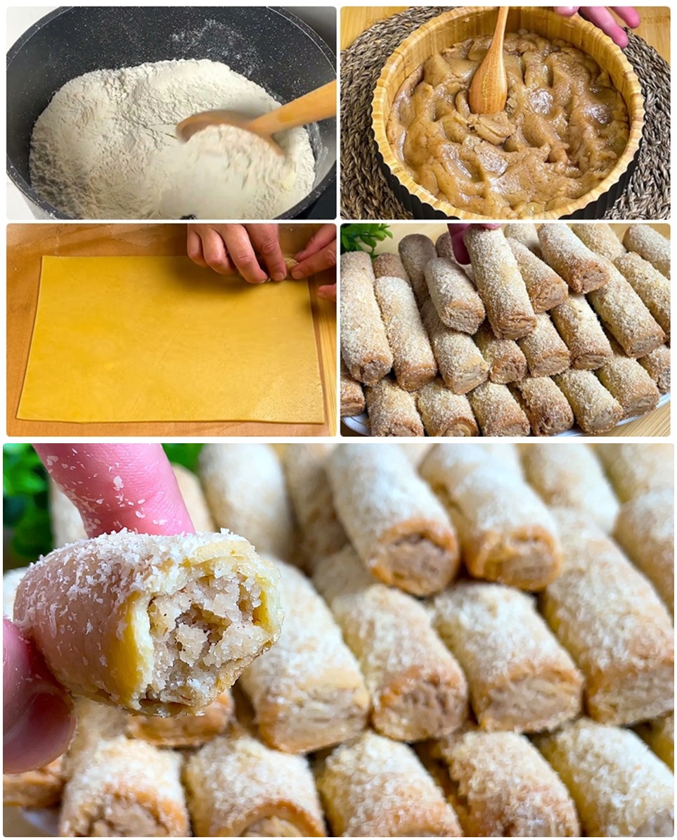 Ağızda Dağılan Helva Dolgulu Sıvıyağlı Kurabiye Tarifi