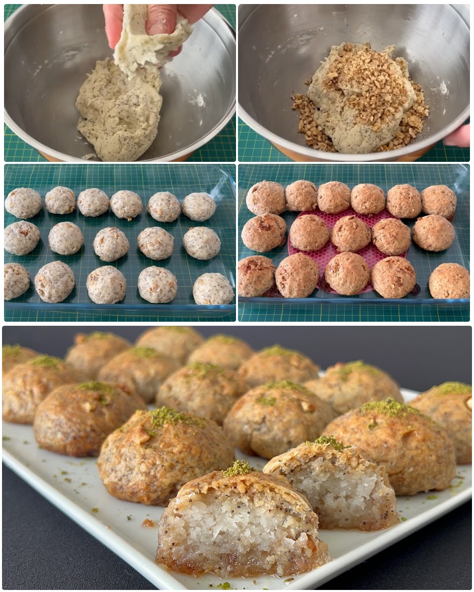 Cevizli Şerbetli Tatlı Tarifi