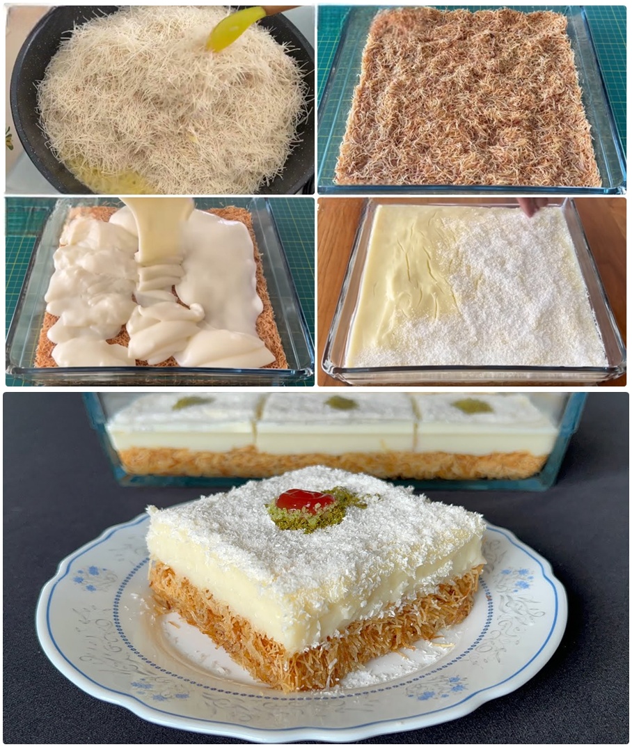 Muhallebili Kadayıf Tatlısı Tarifi