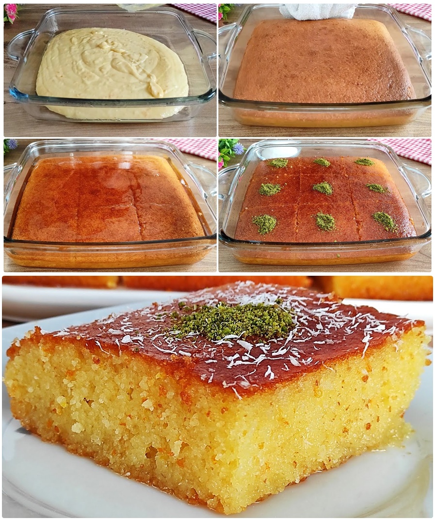 Tam Ölçülü Revani Tatlısı Tarifi