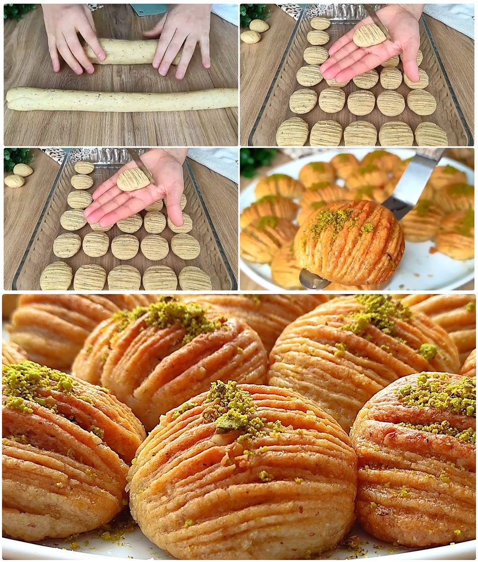 Şerbetli İrmikli Kurabiye Tatlısı Tarifi