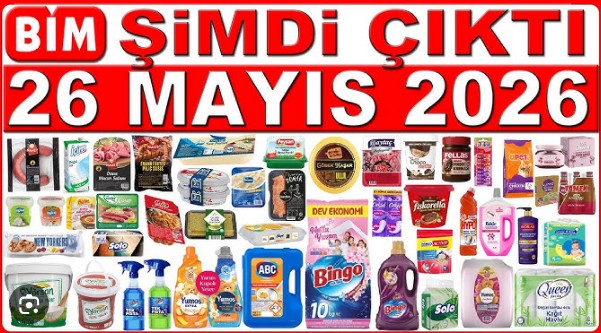 BİM 26 Mayıs 2026 Aktüel Ürünler Kataloğu