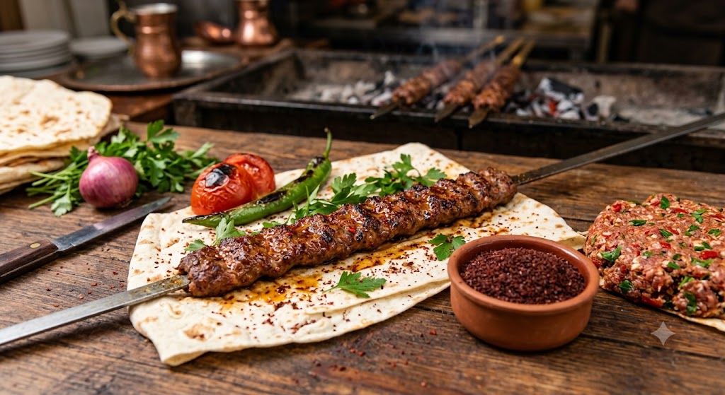 Adana Kebabı Adana'da Yenir, Adana Kebabı Tarifi