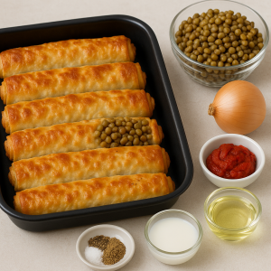 Evde Yeşil Mercimekli Çıtır Börek Nasıl Yapılır?